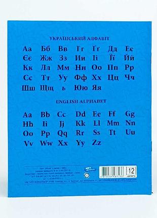 Ученическая тетрадь 12 листов линия 0887767-876-22 фото