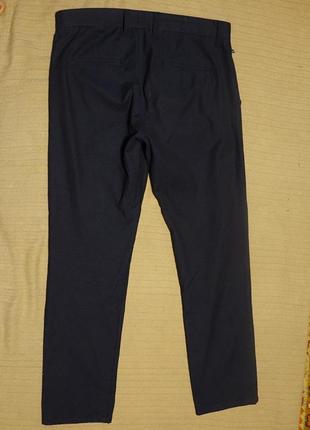 Отличные брюки из буклированной ткани темно-синего цвета matinique дания 32 р.8 фото