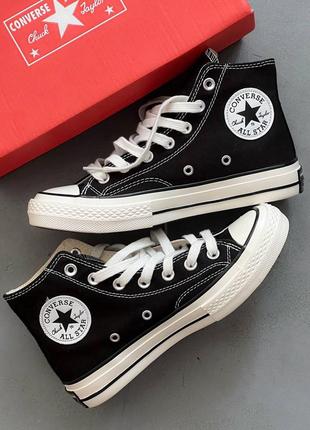 Кеди converse chuck taylor high black