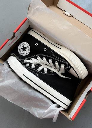 Кеди converse chuck taylor high black5 фото