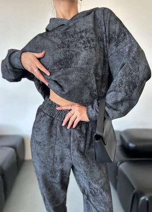 Спортивный костюм тай-дай с джоггерами8 фото