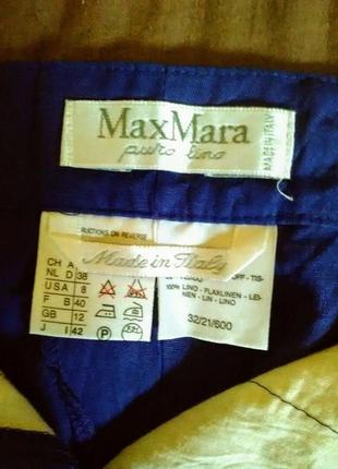 Max mara. літні штани (штани). 100% льон. 100% оригінал1 фото