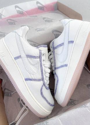 Кроссовки nike air force 1 violet4 фото