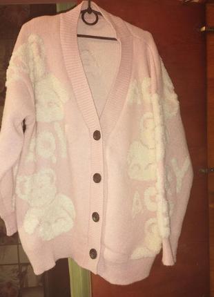 Очень классный и стильный мягкий, кардиган