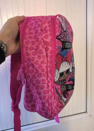 Рюкзак портфель сумка для дівчинки з ляльками lol оригінал5 фото