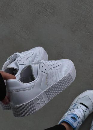 Мужские кроссовки adidas samba white