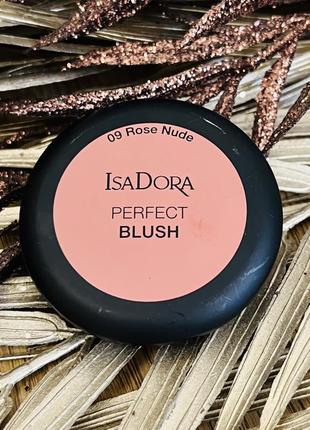 Оригінал isadora perfect blush рум'яна із дзеркалом 09 rose nude оригинал румяна