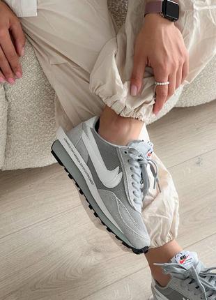 Кроссовки nike sacai grey