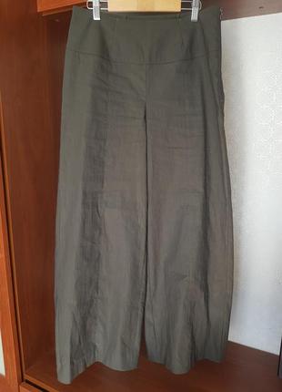 Широкі лляні штани sarah pacini4 фото