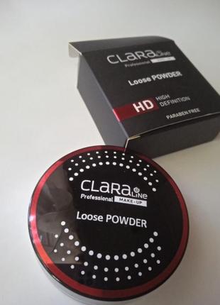 Невидимая рассыпчатая пудра claraline loose powder