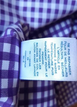 Рубашка белая с фиолетовой charles tyrwhitt английская classic fit non iron 18" 35 in размер xxl xxxl10 фото