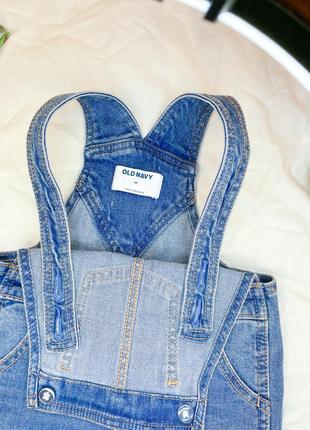 Джинсовый комбинезон на осень плотный плотный джинс hm gap old navy zara на девочку 2 года 3 года
