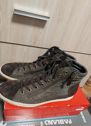 Высококачественные стильные кожаные фирменные кеды paul green austria