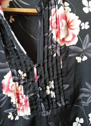 Блуза туніка "троянди"2 фото