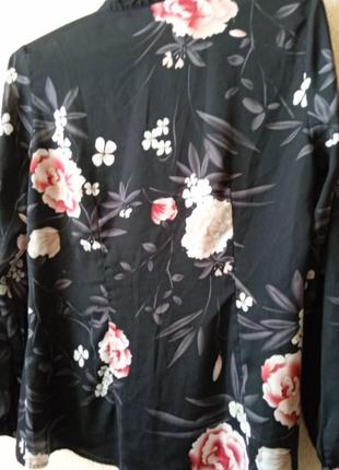 Блуза туніка "троянди"4 фото