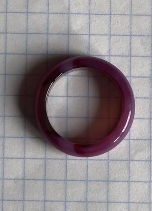 Кольцо агат, размер 17.56 фото