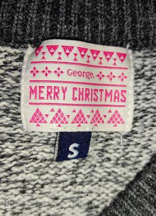 Серый свитер merry christmas george3 фото