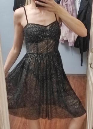 H&m платье праздничное, нарядное платье, полупрозрачный сарафан9 фото