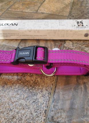 Світловідбивний нейлоновий нашийник для собак ruxan2 фото