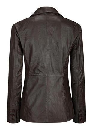 Кожаный пиджак аviatrix, 100% кожа2 фото