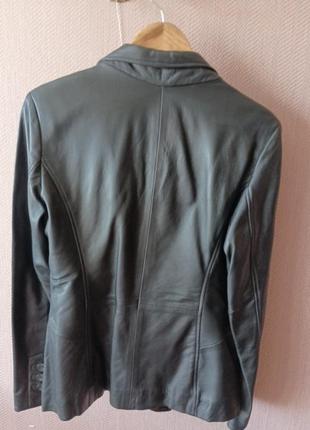 Кожаный пиджак аviatrix, 100% кожа4 фото