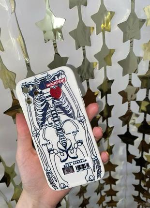 Чехол с принтом скелет на айфон 13 про макс,iphone 13 pro max3 фото