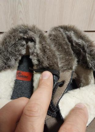 Новые качественные зимние ботинки rieker10 фото