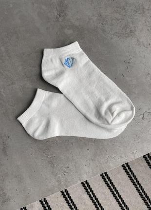 Базовые короткие носки с вышивкой3 фото