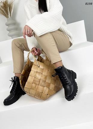 Классические женские ботинки на шнуровке деми/зима в наличии и под отшив 💛💙🏆2 фото