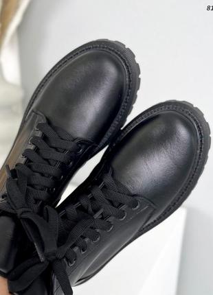 Классические женские ботинки на шнуровке деми/зима в наличии и под отшив 💛💙🏆10 фото