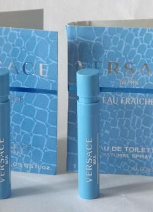 Versace man eau fraiche туалетна вода, 2*1 мл2 фото