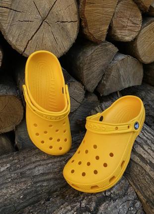 Жіночі крокси сабо crocs classic orange