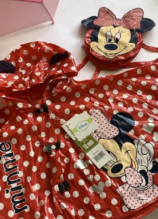 Дощовик minnie mouse disney з рюкзаком minnie mouse і гумачки