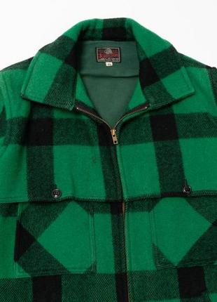 Vintage johnson woolen mills mackinaw plaid wool jacket чоловіча куртка2 фото