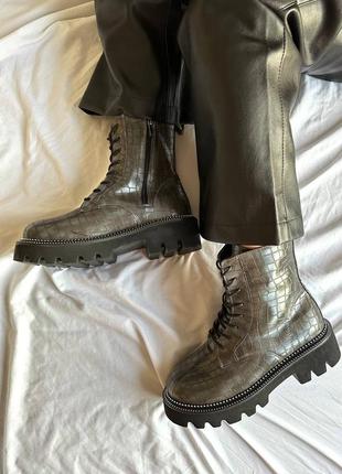 Черевики жіночі boots python green