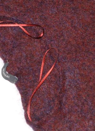 Мохеровый свитер ( кроп ) винного цвета ( марсала , бордовый)3 фото