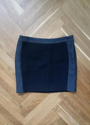 Короткая юбка черная1 фото