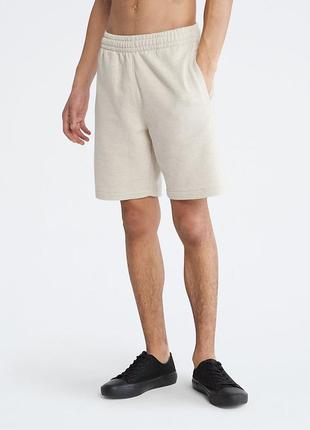 Новые шорты calvin klein (ck logo beige heather shorts ) с америки m,l