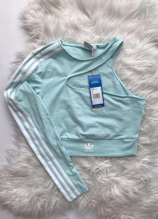 Лонгслів adidas, лонг adidas, кроп топ adidas, світшот adidas, кофта adidas1 фото