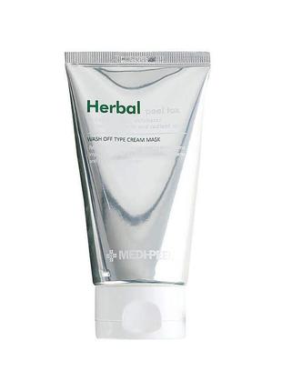 Маска-пілінг для обличчя з детокс-ефектом medi-peel herbal peel tox 120 g