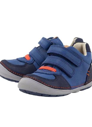 Кожанные ботинки сникерсы кроссовки clarcks casual 22,5 6g (14,2 см)1 фото
