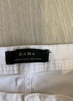 Джинси zara білі джинси зара штани стан нових4 фото