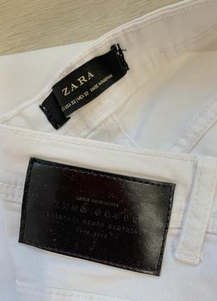 Джинси zara білі джинси зара штани стан нових5 фото