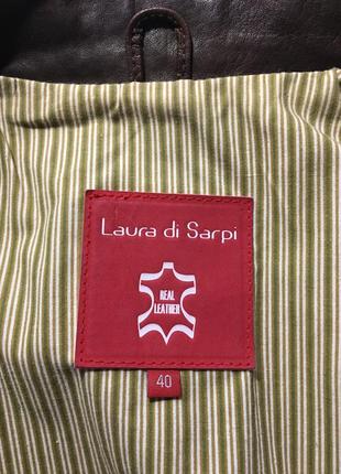 Кожаная курточка laura di sarpi3 фото