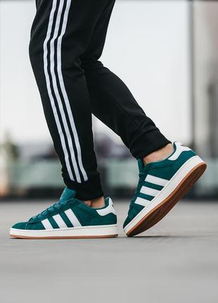 Чоловічі кросівки adidas campus green white