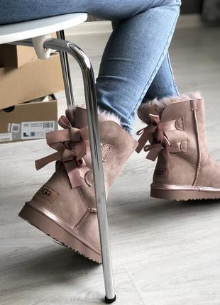 Шикарные угги ugg bailey bow  dusk5 фото