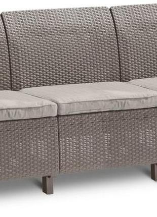 Диван садовый keter corfu love seat max 6