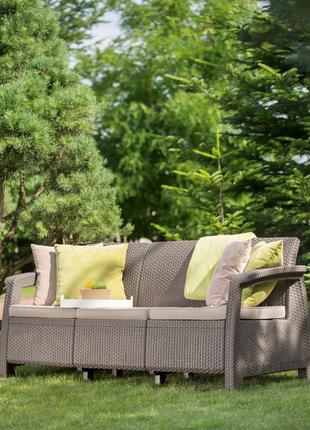 Диван садовый keter corfu love seat max 7
