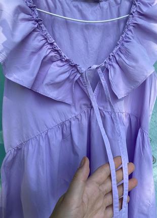Лілова сукня zara4 фото