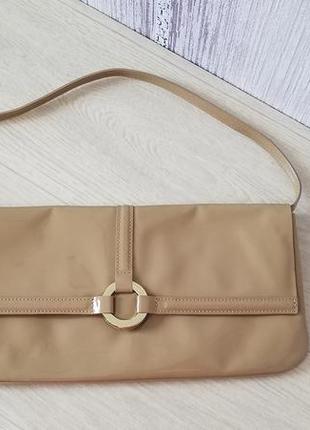 Lk bennett ballina bag кожаная сумка клатч.